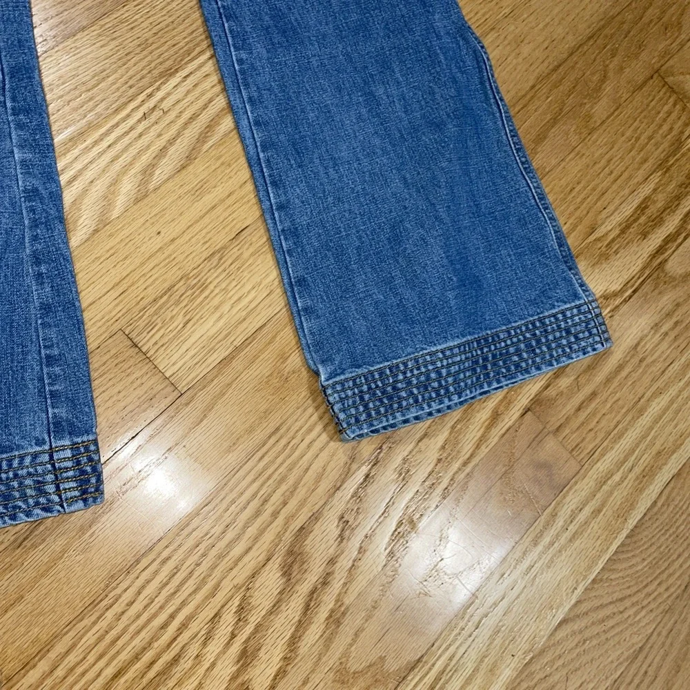OshKosh Bgosh Girls‎ Blue Jeans Size 14 Boot Cut Medium Wash Adjustable Waist